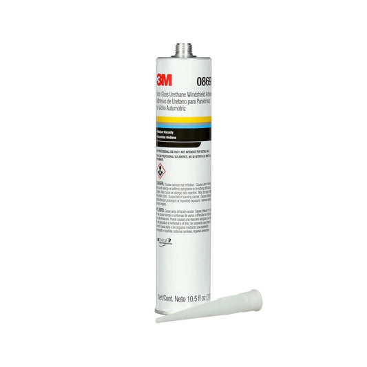 3M 08693 3M Auto Glass Urethane Windshield Adhesive, 08693, 10.5 fl oz Cartridge, Black