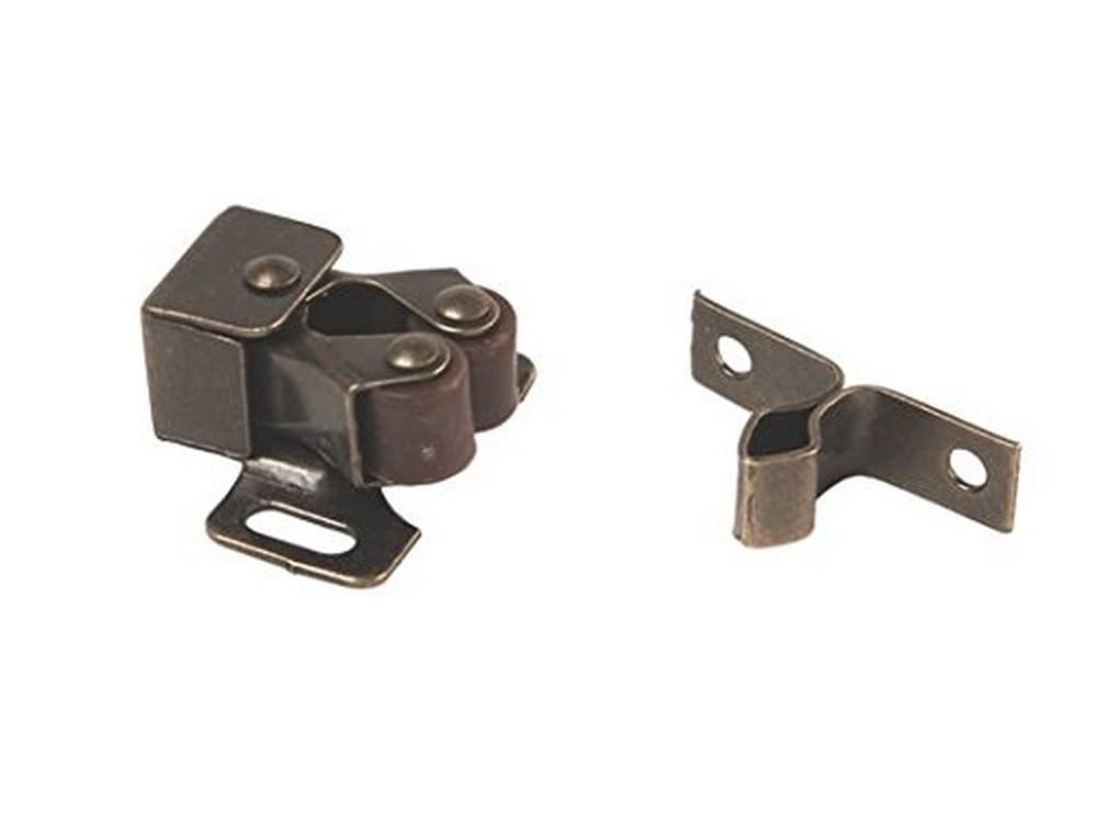 RV DESIGNER H201 RV Designer H201 - Roller Cabinet Catch with Prong in Antique Brass 2pk