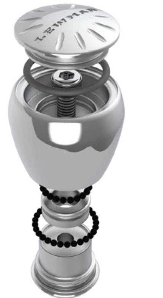 LEWMAR 89700862 LEWMAR 89700862: Polished Ss Knob W/Rim Clamp
