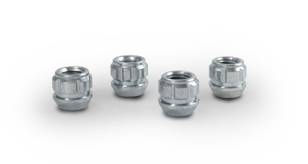 GORILLA 78601N Original Gorilla Lock Set Acorn Open End 13/16 Hex 14x2.00 Zinc Set of 4 78601N