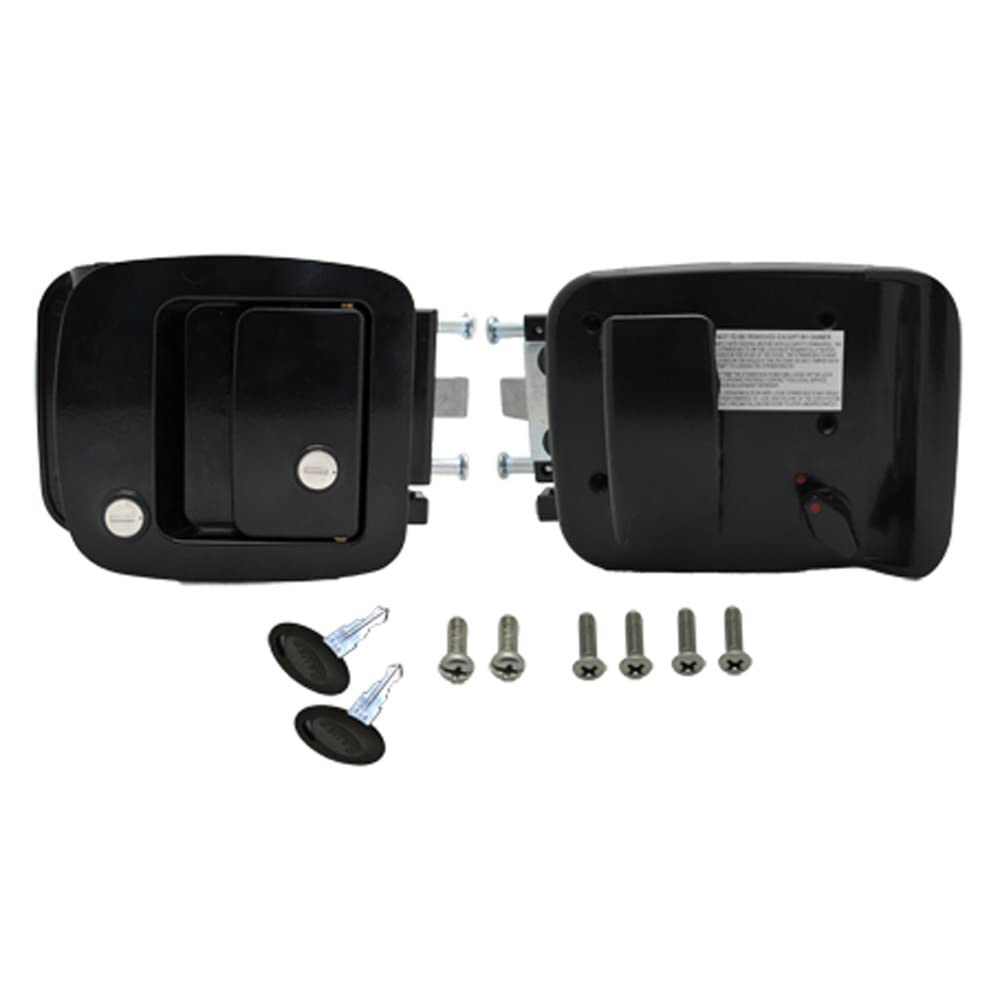 AP PRODUCTS 013-257 AP Products 1212.1215 013-257 Standard Bauer RV Entrance Door Lock, Black