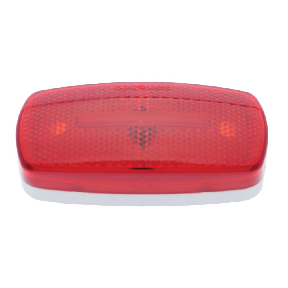OPTRONICS MC32RS Optronics MC32RS Surface Mount Maker/Clearance Light with Reflex, Red