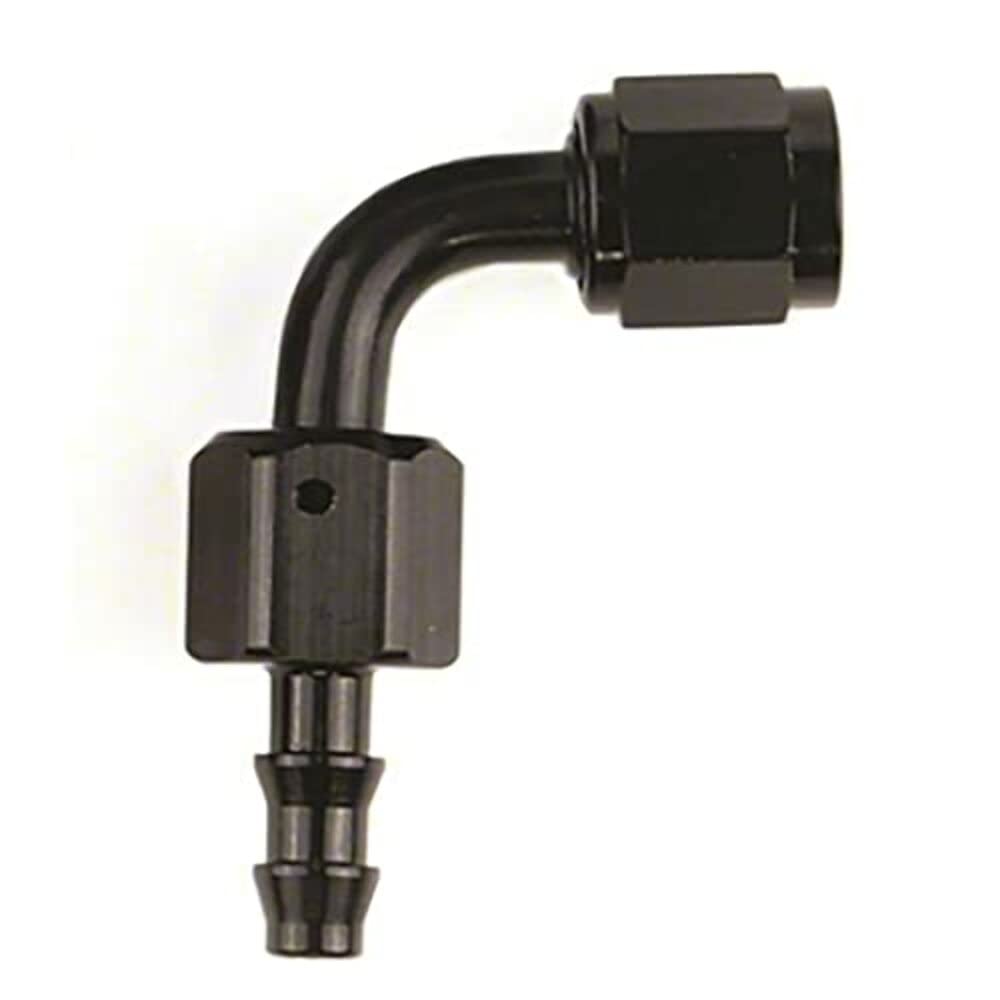SPEEDFX 520690BK Speedfx 520690BK -6AN X 90 BLK PUSH-ON HOSE END