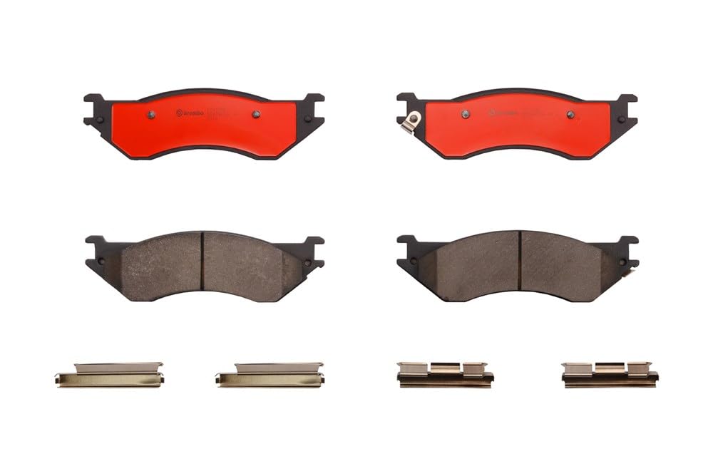 BREMBO P24103N Brembo P24103N Premium Ceramic Front Disc Brake Pad Set FORD USA/LINCOLN OE# F75Z2001AA