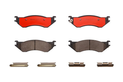 BREMBO P24103N Brembo P24103N Premium Ceramic Front Disc Brake Pad Set FORD USA/LINCOLN OE# F75Z2001AA