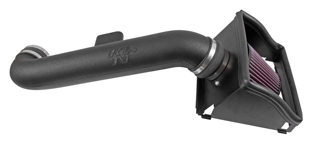 K&N FILTER 63-2591 K&N Cold Air Intake System: High-Flow Air Filter, Increase Performance & Towing: Compatible with 2015-2020 Ford: F150, 63-2591