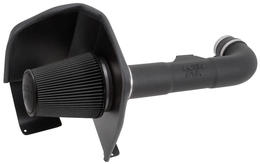 K&N FILTER 30-3082 K&N Cold Air Intake System: Dry-Flow Air Filter, Increase Performance & Towing: Compatible with 2014-2020 Chevy/GMC/Cadillac Silverado 1500, Suburban, Tahoe, Sierra 1500, Yukon, Escalade, 30-3082