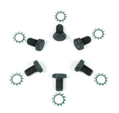 MR GASKET 6710 Mr. Gasket Flexplate, Bolts Gr.8 Gm, Black