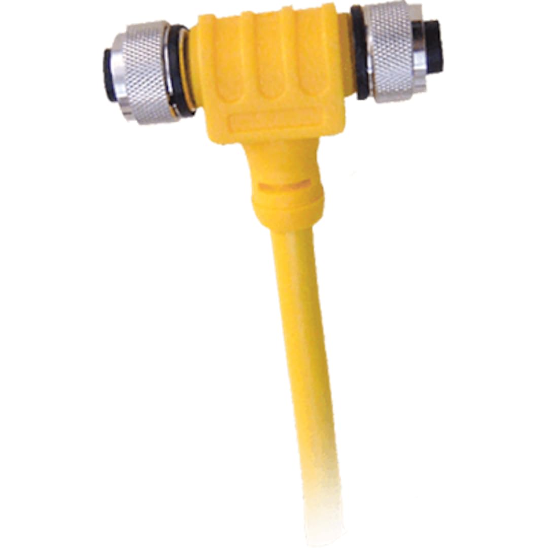 MARETRON CF-SPWR05-CF Maretron CF-SPWR05-CF Power Tap Tee, Micro/Mid, 5 m,Yellow