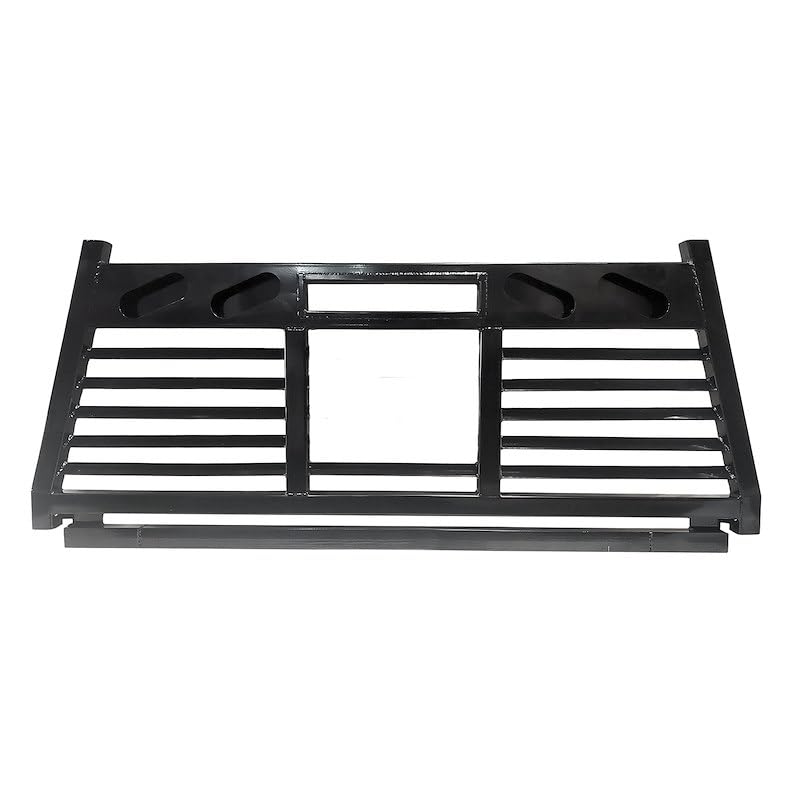CATTLEMAN FR302L Cattleman HD FR302L Headache Rack Fits Ford F-150 2021-2026 Black Powder-Coated Steel Can Be Used with Cross Bed Tool Box with Louvers Lights Cutout