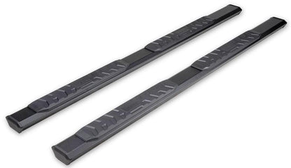 TRAILFX AL4006B TrailFX Nerf Bars for 2019-2021 Chevrolet Silverado 1500 Crew Cab Titanium Black Powder Coated Aluminum 4.5 Inch Hexagonal Side Steps with Step Pads Rocker Panel Mount Set of 2 Running Boards