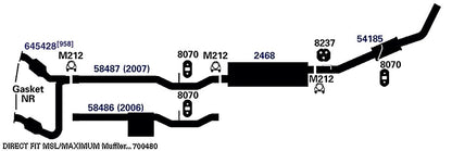 AP EXHAUST 645428 Ap Exhaust 645428 DIRECT FIT CATALYTIC CONVERTER