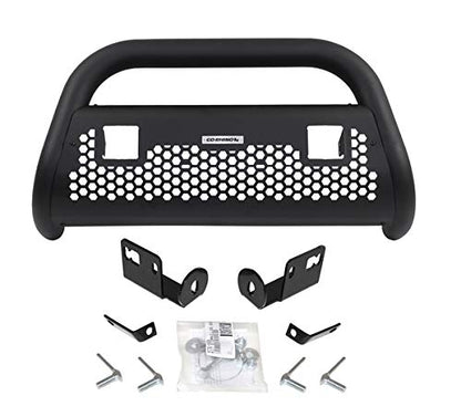 GO RHINO 55862T Go Rhino! RC2 Bull Bar w/Two 3" Cube Lights & Mounting Brackets | Mild Steel, Textured Black | 55862T | Fits 1997-2003 Ford F-150; 2004 Ford F-150 Heritage Super Cab Pickup