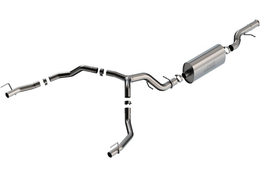 Borla 140889 Borla 21-22 Cadillac Escalade 6.2L V8 2/4WD 4DR Touring Cat-Back Exhaust w/ Factory Bezel Tips