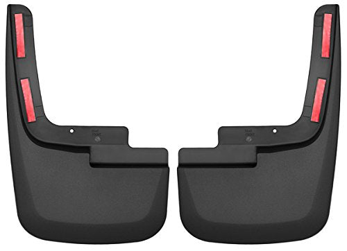 Husky Liners 58451 Husky Liners - Front Mud Guards – 2015-2020 Ford F-150 w/OEM Fender Flares, Front Set - Black, 2 Pc – 58451