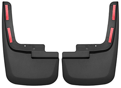 Husky Liners 58451 Husky Liners - Front Mud Guards – 2015-2020 Ford F-150 w/OEM Fender Flares, Front Set - Black, 2 Pc – 58451