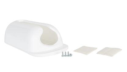 CAMCO 57061 Camco Pop-A-Bag | Features a Compact Design That Conveniently Stores and Dispenses Reusable Plastic Grocery Bags Inside RVs, Campers, Boats, Home, and Office | Polymer, White (57061)