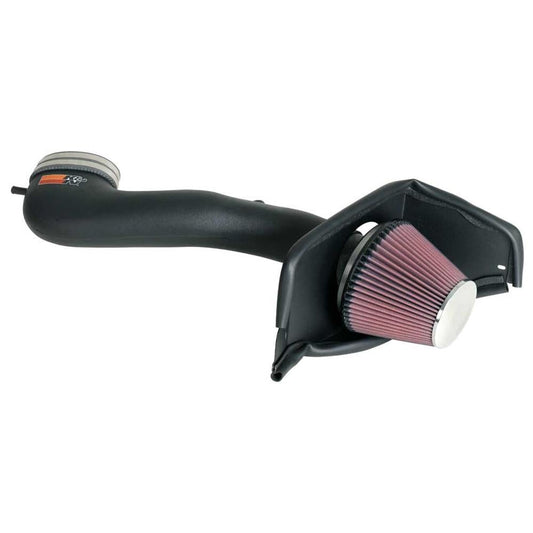 K&N FILTER 63-2565 K&N Cold Air Intake System: High-Flow Air-Filter, Increase Performance & Horsepower: Compatible with 2007-2009 FORD Mustang GT, 63-2565