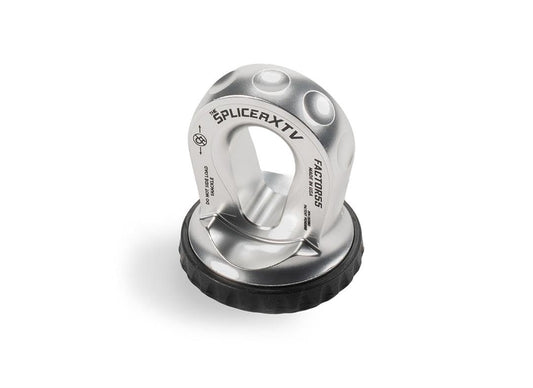 FACTOR 55 00355-05 Factor 55 XTV Splicer Synthetic Rope Shackle Mouting Thimble, Fits Pin/Bow End of 1/2 and 5/8" Shackles - Silver