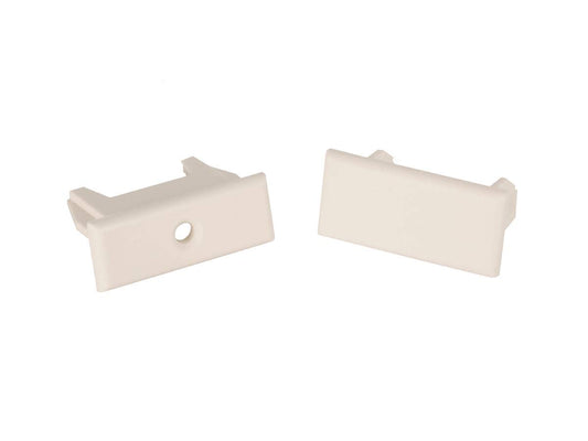 RV DESIGNER A320 RV Designer A320 - Pleated Shade Rail Ends, Oyster, 2-Pack