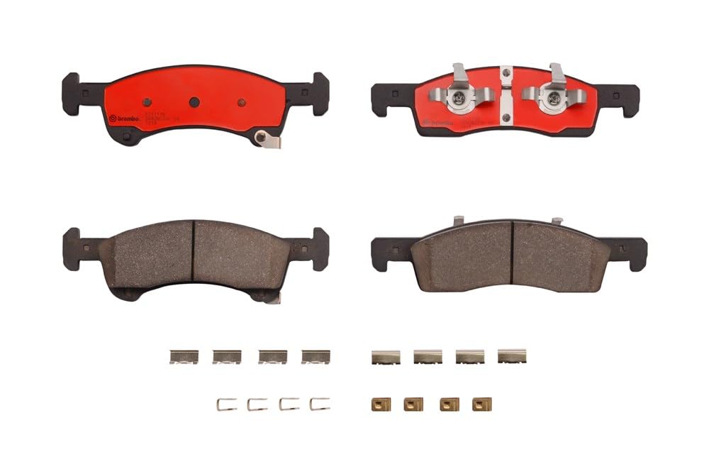BREMBO P24111N Brembo P24111N Premium Ceramic Front Disc Brake Pad Set FORD USA/LINCOLN OE# 2L1Z2001AA