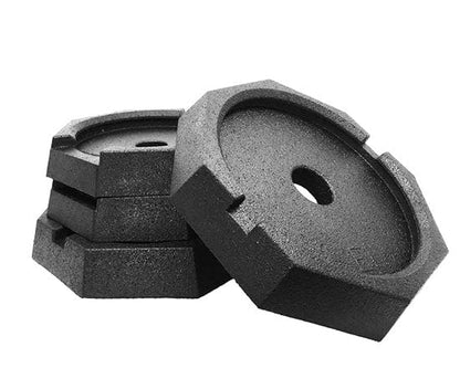 SNAPPAD HIPLSP4 RV SnapPad Permanently Attached Leveling Jack Pad for HWH 8 inch Front and 10 inch Rear Round Landing Feet (HiWay Plus (Qty 4))