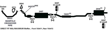 AP EXHAUST 642279 Ap Exhaust 642279 DIRECT FIT CATALYTIC CONVERTER