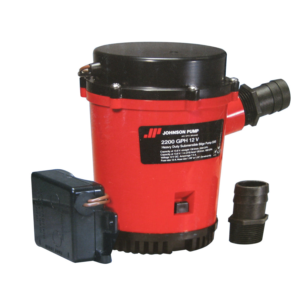 Johnson Pump 02274-001 Johnson Pump 2200GPH Ultima Combo Auto Bilge Pump - 12V