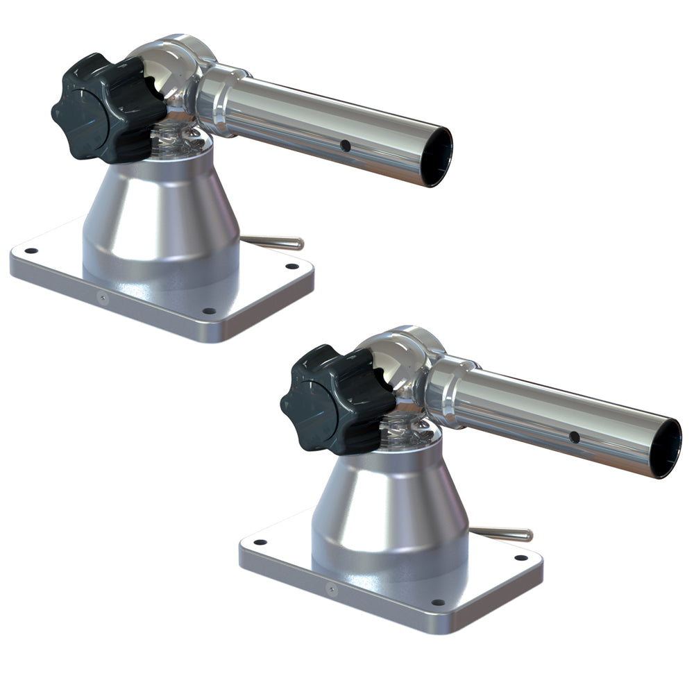 TACO Marine GS-170 TACO Grand Slam 170 Outrigger Top Mounts - 1-1/8" (Pair)