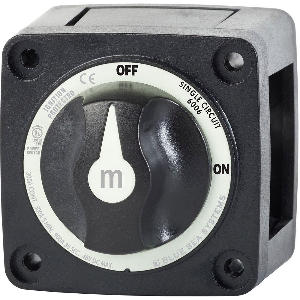 Blue Sea Systems 6006200 Blue Sea 6006200 Battery Switch Mini ON/OFF - Black