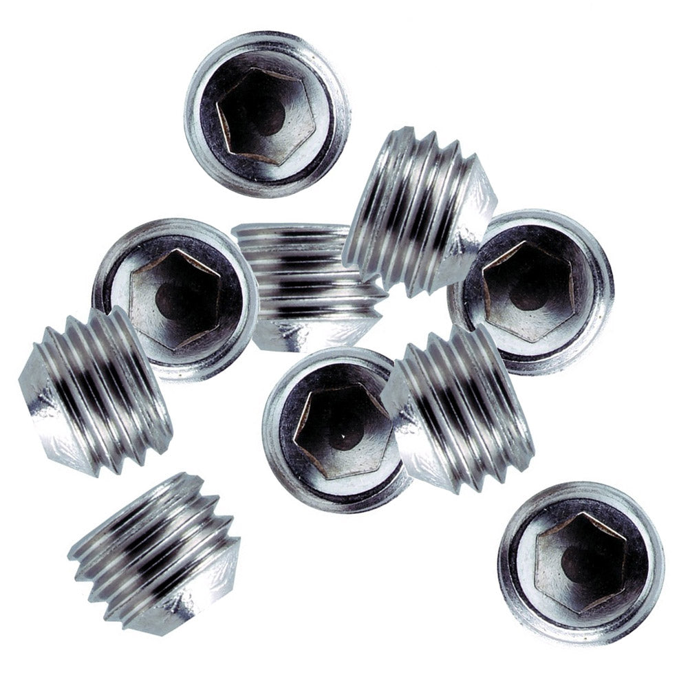 Whitecap 6249C Whitecap ¼"-28 Thread SS Set Screws - 10 Pack