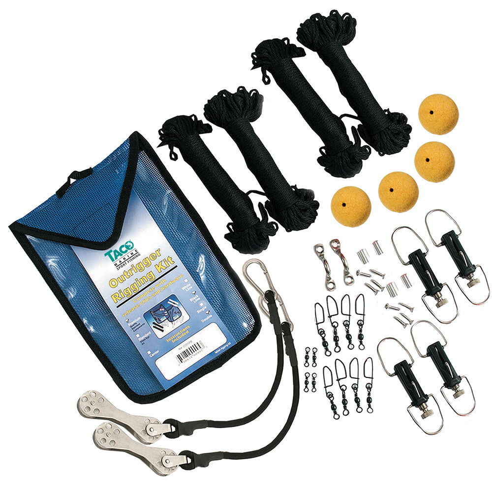 TACO Marine RK-0002PB TACO Premium Double Rigging Kit f/2-Rigs on 2-Poles