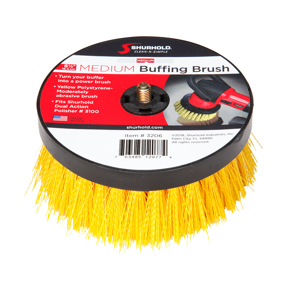 Shurhold 3206 Shurhold 6-½" Medium Brush f/Dual Action Polisher