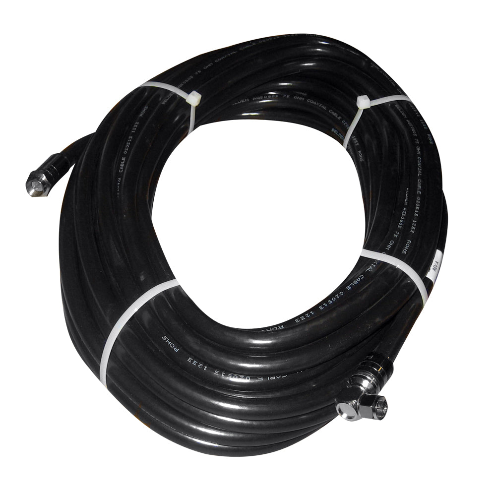 KVH 32-1087-50 KVH RG-11 RF Cable w/Right Angle Connector - 50'