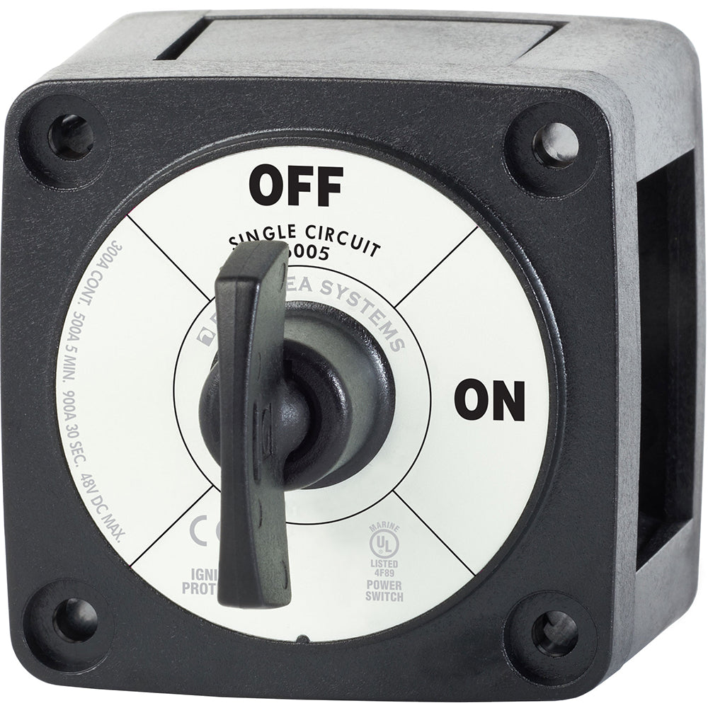Blue Sea Systems 6005200 Blue Sea 6005200 Battery Switch Single Circuit ON-OFF - Black