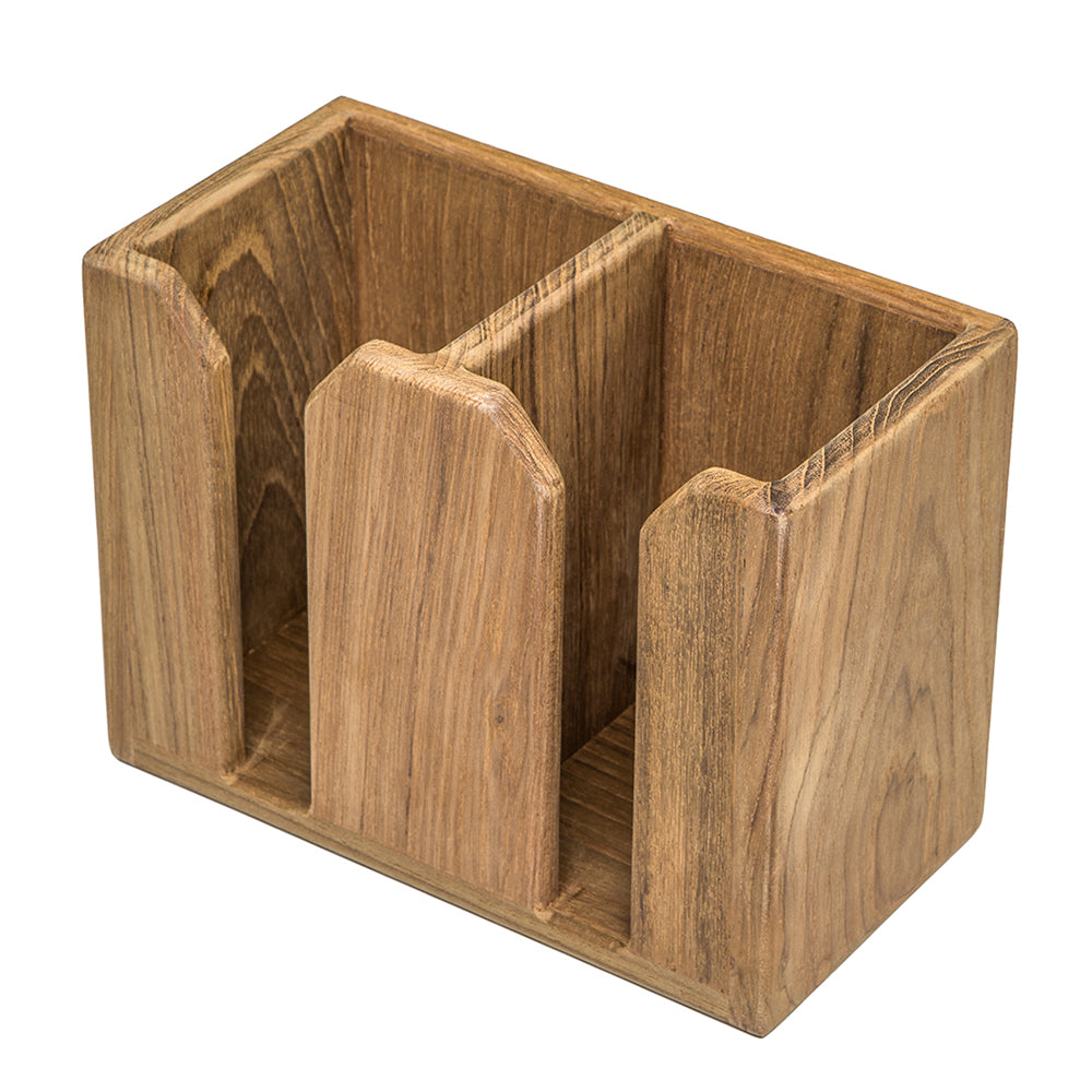 Whitecap 62620 Whitecap Teak Two-Bottle Rack