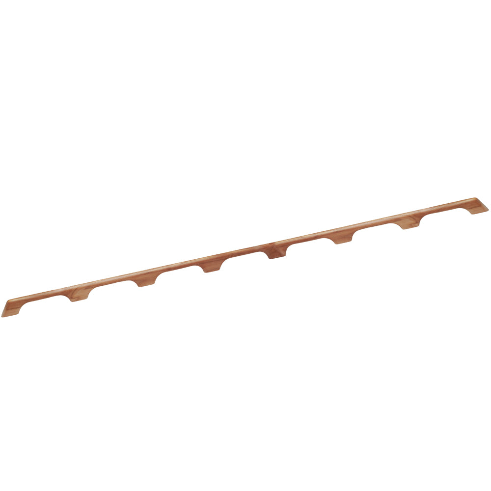 Whitecap 60112 Whitecap Teak Handrail - 7 Loops - 73"L