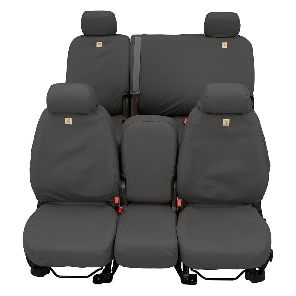 Covercraft SSC3500CAGY Carhartt SeatSaver Custom Front Row Seat Covers - Gravel