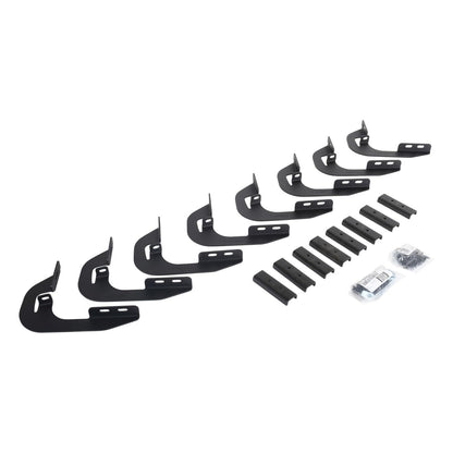 GO RHINO 6944256 Go Rhino V-Series V3 / RB10 Slim / RB20 Slim / RB30 Slim / RB30 Running Board Mounting Brackets – Textured Black – 6944256 – Fits 2014-2023 Toyota 4Runner (Excl. Limited, Nightshade & TRD Sport)