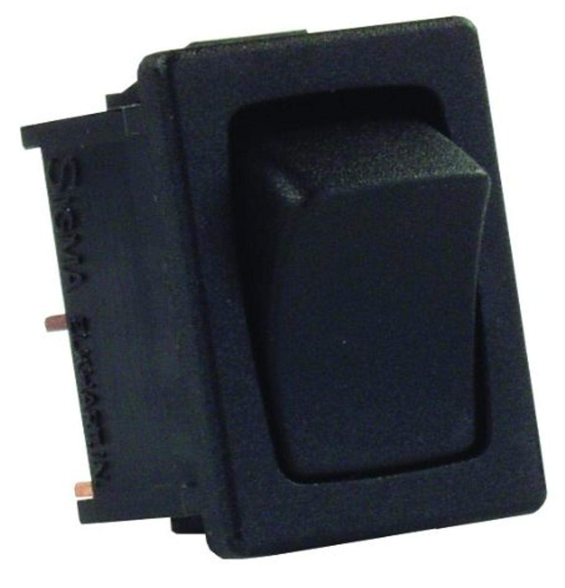 JR PRODUCTS 12815 JR Products 12815 Black SPST Mini Mom-On/Off Switch
