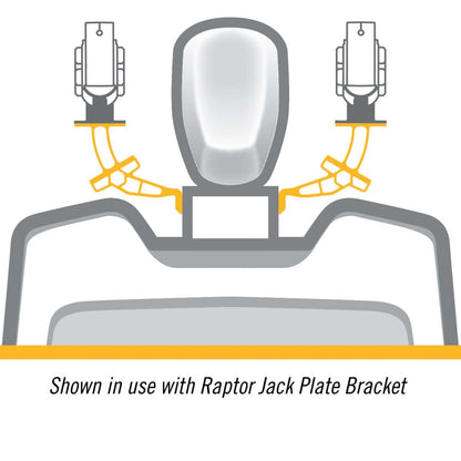 MINN KOTA 1810376 Minn Kota Direct Mount Angle Bracket for Raptor – White