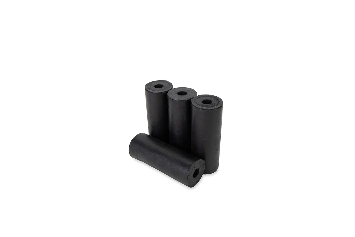 CAMCO 57883 Camco Heavy-Duty RV Stabilizing Jack Base Pads - Provides Greater Jack Stability - Made of Black Powder-Coated Durable Steel - 4-Pack (57883)