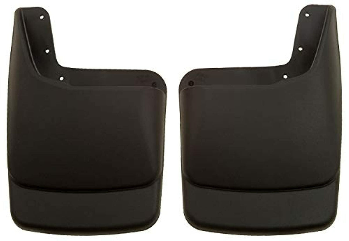 Husky Liners 57581 Husky Liners - Rear Mud Guards – 2003-2010 Ford F-250/F-350 Super Duty w/Single Rear Wheels & OE Fender Flares, Rear Set - Black, 2 Pc. – 57581