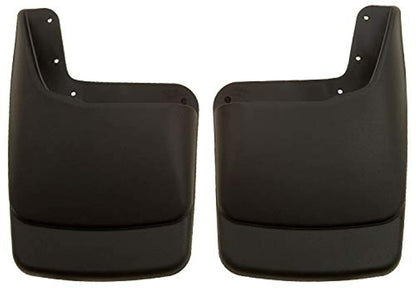Husky Liners 57581 Husky Liners - Rear Mud Guards – 2003-2010 Ford F-250/F-350 Super Duty w/Single Rear Wheels & OE Fender Flares, Rear Set - Black, 2 Pc. – 57581