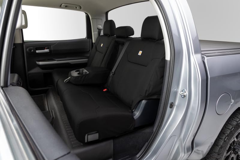 Covercraft GTC4330ABCOBK Carhartt Super Dux PrecisionFit Custom Front Row Seat Covers - Black