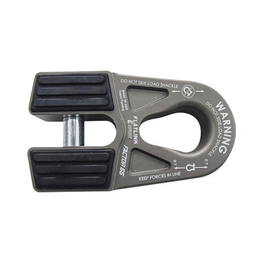 FACTOR 55 00080-06 Factor 55 00080-06 Flatlink E (Expert) Replaces Conventional Winch Hook with a Stronger Shackle/D-Ring Mount Maximum Load 16,000 lb Ultimate Failure Greater Than 40,000 lb – Gray