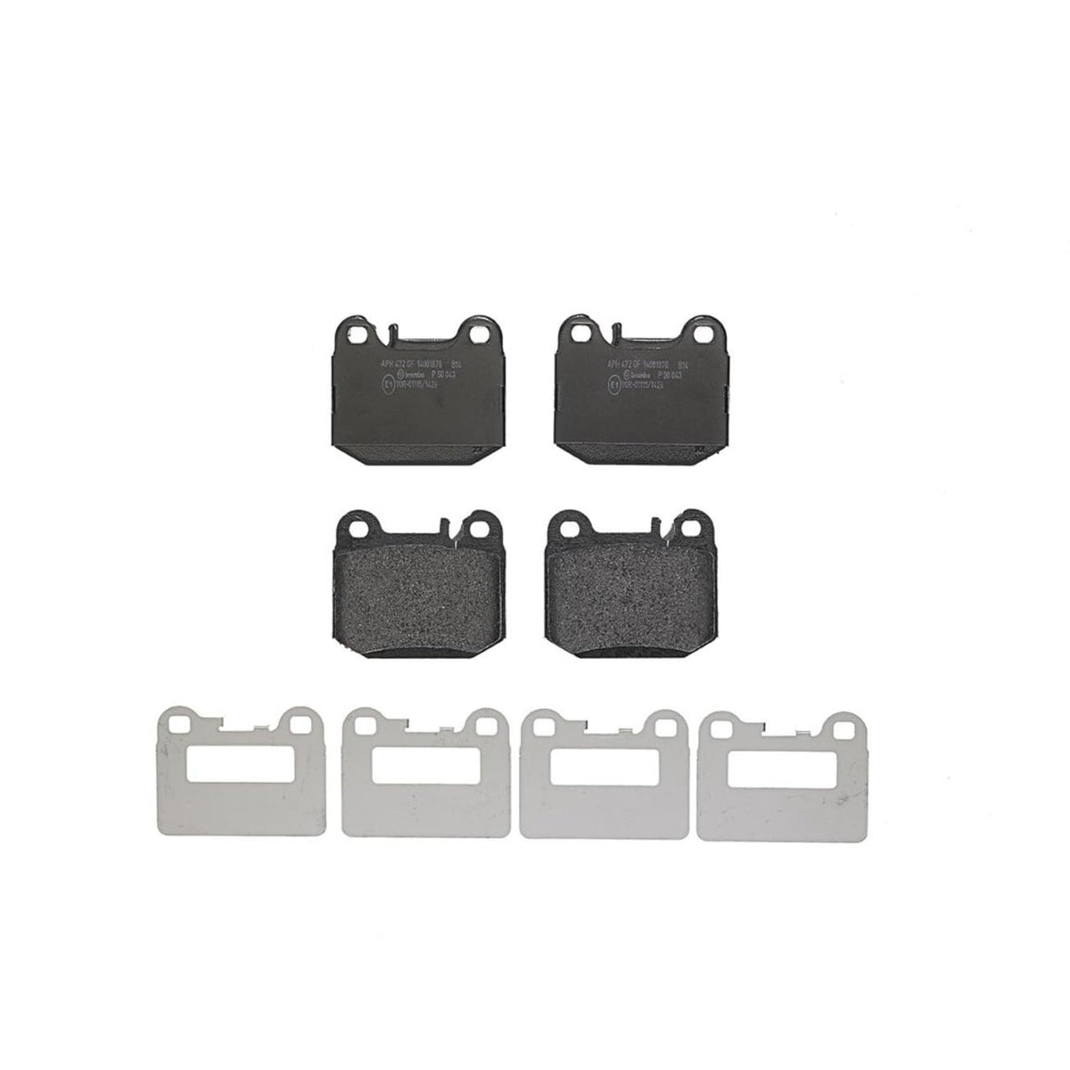 BREMBO P50043 Brembo P50043 Low-Met Rear Disc Brake Pad Set MASERATI/MERCEDES-BENZ OE# 1634201120