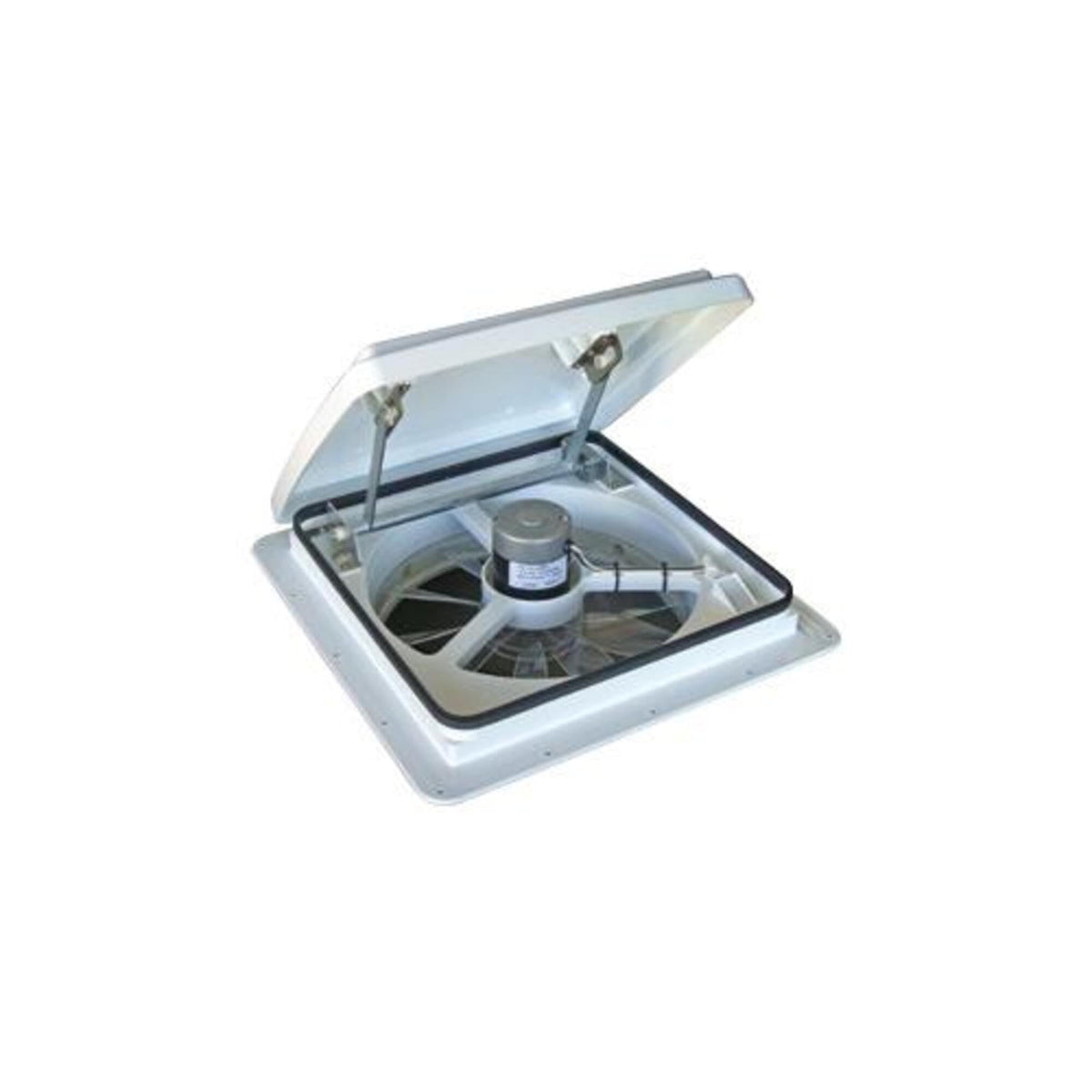 MAXXAIR VENT 00-04000K MAXXAIR Maxxfan Plus High Powered 10-Speed RV Intake and Exhaust Fan - Manual or Remote Control Electric Opening, Easy Ceiling Controls, Automatic Lid Closure, White (00-04000K)