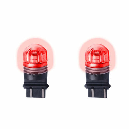 PUTCO HC3156R Putco HC3156R Universal LumaCore 3156 Red - PAIR (x3 Strobe with Bright Stop)