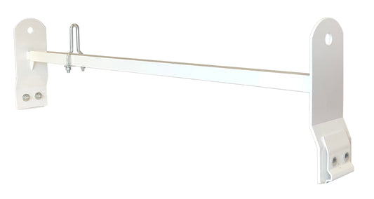 TRAILFX FCLR006W TrailFX Universal Ladder Rack Extension for Vans Racks with Gutters White Powder Coated Steel 63 Inch Extendable Length Adds 200 lb Capacity to Van Roof TrailFX FCLR006W